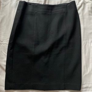 Loft black A-line. Zip back. Size 10